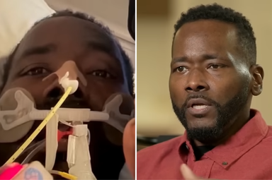 O ator Quinton Aaron, de ‘Um Sonho Possível’, fala abertamente sobre internação e visão de Jesus. (Captura de tela/YouTube/Good Morning America)