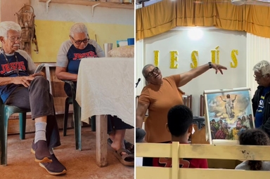 Ana e Regis servindo ao Senhor. (Foto: Reprodução/Instagram/Fernanda Lira)