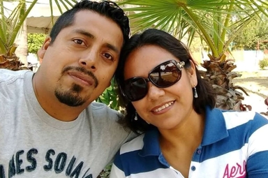 O pastor Ángel González e sua esposa, Irán Montes, foram assassinados a tiros em frente à residência da família, no México. (Foto: Arquivo pessoal)