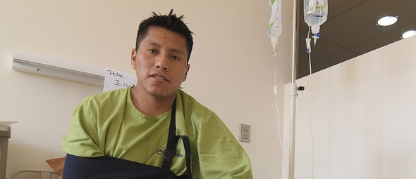 O técnico de voo boliviano voltou a trabalhar no setor aéreo em fevereiro. (Foto: EFE/Jorge Abrego)