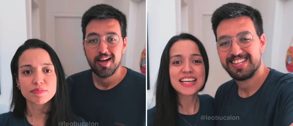 Leonardo e Fernanda. (Foto: Reprodução/Instagram/Leonardo Bucalon)