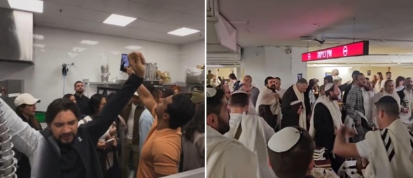 Judeus e cristãos oraram e louvaram dentro de bunkers em Israel. (Foto: Reprodução/Instagram/Isaque Levy/Reprodução/Instagram/Saul Sadka).