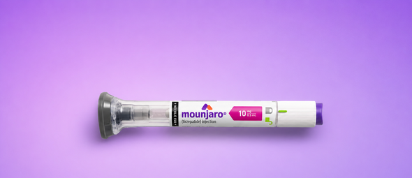 Caneta do Mounjaro, medicamento da Eli Lilly para diabetes e obesidade. (Foto: Lilly)
