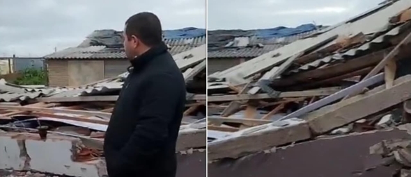 O templo ficou totalmente destruído. (Foto: Reprodução/Facebook/Igreja Missionária Pentecostal Jesus Ama Você).