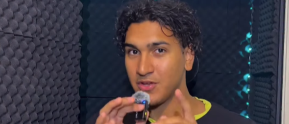 Adam Brandao testemunha sobre sua conversão ao cristianismo. (Foto: CBN News)