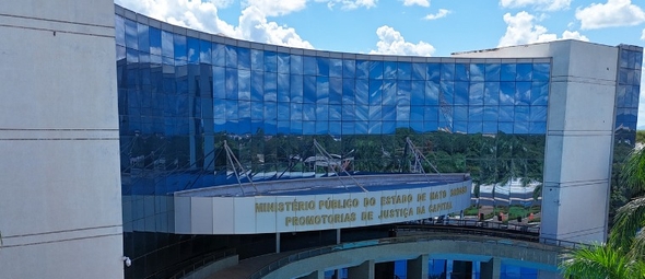 Fachada do Ministério Público de Mato Grosso, em Cuiabá. (Foto: Ministério Público de Mato Grosso)