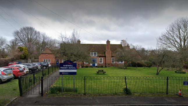 Wherwell Primary School in Andover. (Foto: Captura de tela/Google Maps).