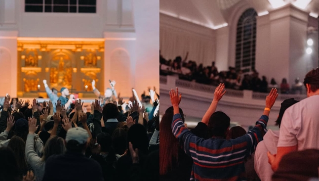 Uma multidão se reuniu para orar no evento “Joint Prayer Gathering”. (Foto: Instagram/Joint Prayer Gathering).