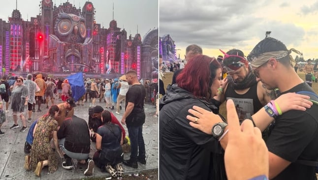 Muitos participantes do festival EDC aceitaram Jesus. (Foto: Reprodução/Instagram/Philip Renner).