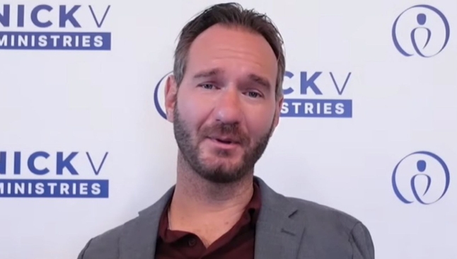 Nick Vujicic. (Foto: Reprodução/CBN News)