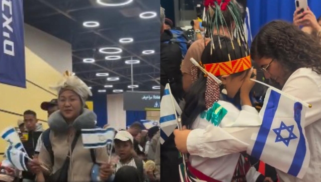 Os recém-chegados foram recebidos com festa em Israel. (Foto: Reprodução/Instagram/Ministry of Aliyah and Integration).