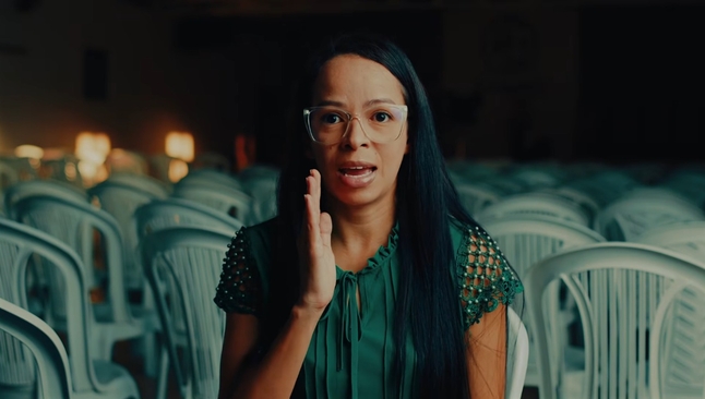 Jany Lima. (Foto: Reprodução/YouTube/Poder de Deus).