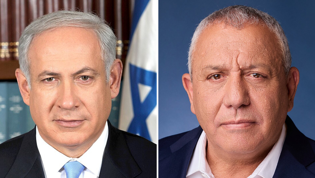 Benjamin Netanyahu, primeiro-ministro de Israel (à esq.), e Gadi Eisenkot, ex-chefe do Estado-Maior das IDF e líder do partido Yashar (à dir.). (Fotos: Avi Ohayon/Government Press Office of Israel/Wikimedia Commons; Yahav Trudler/Wikimedia Commons)