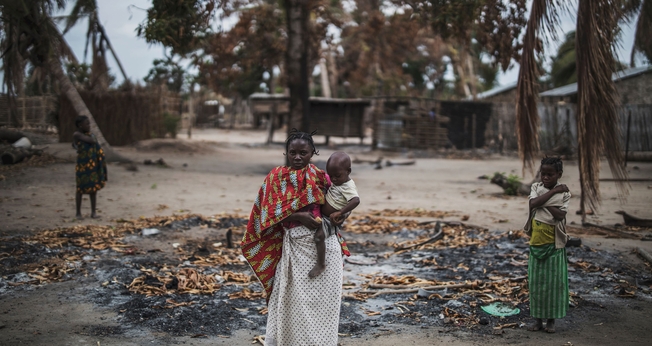 O aumento da insurgência islâmica no norte de Moçambique tem afetado famílias. (Foto: Marco Longari/AFP via Getty Images)