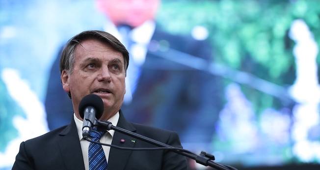 Presidente Jair Bolsonaro em culto de aniversário do pastor Wellington Bezerra da Costa. (Foto: Marcos Corrêa/PR)