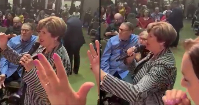 Cindy Jacobs compartilha profecia nos EUA. (Foto: Reprodução/Twitter/PrCoty)