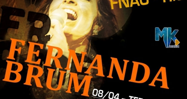 Fernanda Brum realizará pocket-show de novo DVD, no Rio de Janeiro