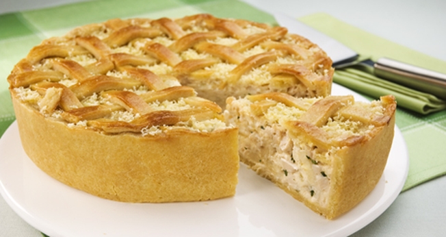 torta de palmito cremosa