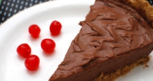 Torta cremosa de chocolate