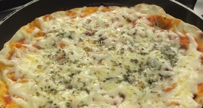 Falsa Pizza no fogão