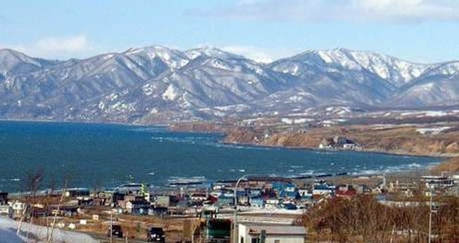 Imagem da praia de Hokkaido que pode ser atingida por ondas enormes de tsunami