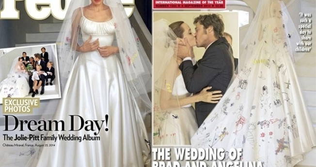 Vestido de noiva Angelina Jolie