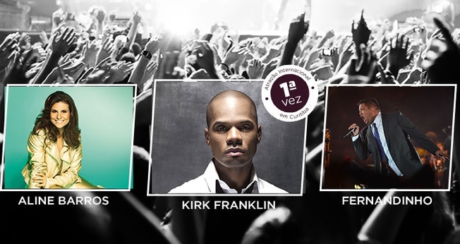 Kirk Franklin, Aline Barros e Fernandinho estarão no Festival CelebraSul