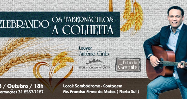 Pr. Antônio Cirilo prepara a realização do “Celebrando os Tabernáculos – A colheita”