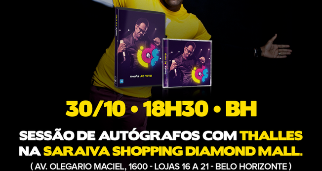 Thalles Roberto realiza Pocket Show nesta quinta-feira (30), em Belo Horizonte (MG)