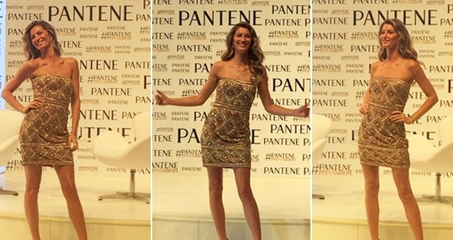 modelo Gisele Bündchen em evento
