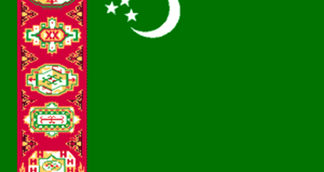 bandeira do Turcomenistão