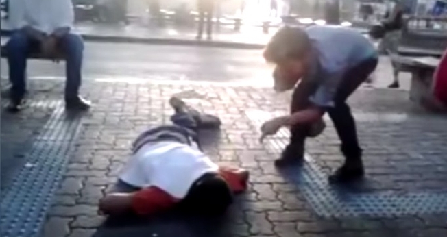 O vídeo recebeu diversos tipos de comentários - a favor e contra a atitude do agressor