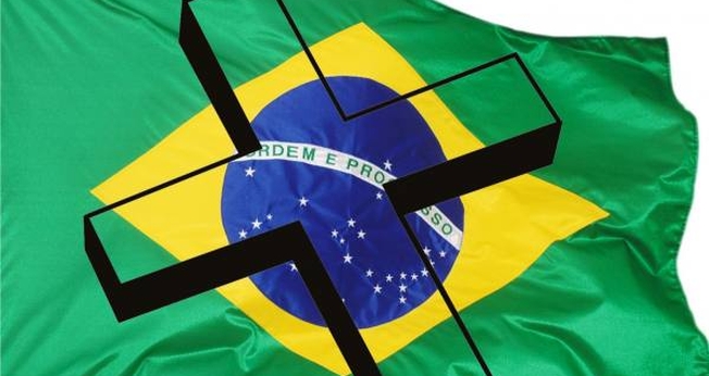 Bandeira do Brasil + Cruz 