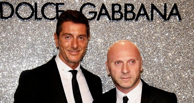 Domenico Dolce e Stefano Gabbana, estilistas da grife Dolce & Gabbana. (Reprodução/ Circuito A)