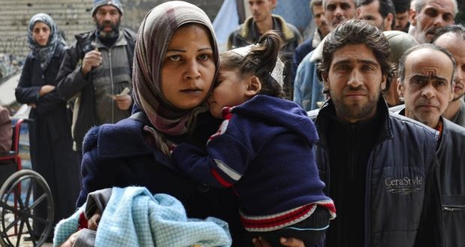 Campo de refugiados em Yarmouk