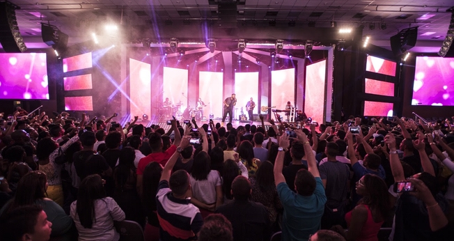 O evento aconteceu na Assembleia de Deus Vitória em Cristo, no Rio de Janeiro (Foto: Divulgação)