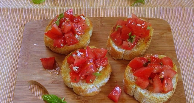 Mini bruschettas 