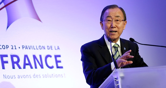 Ban Ki moon na COP21