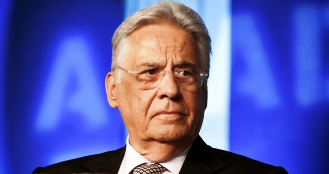 Fernando Henrique não quis falar com jornalistas e tem evitado se comunicar com a imprensa. (Foro: Reprodução).