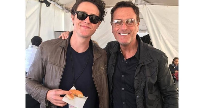 Michael W. Smith e o ator Shane Happer interpretaram discípulos de Jesus. (Foto: Reprodução/Instagram).
