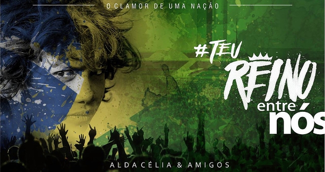 A cantora comenta que o Brasil pode ser governado por Deus. (Foto: Divulgação).