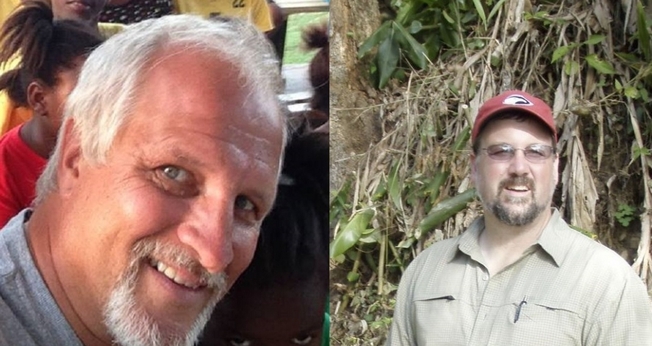 Harold Nichols, 53 anos (à esquerda) e Randy Hentzel, 48 anos (à direita) trabalhavam como missionários na Jamaica e foram encontrado mortos no último final de semana. (Imagem: Facebook)