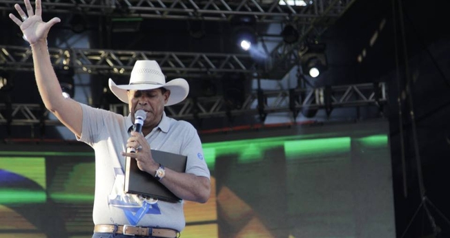 Ap. Valdemiro Santiago participou da Marcha para Jesus 2016. (Foto: Felipe Pupo / Marcha para Jesus)