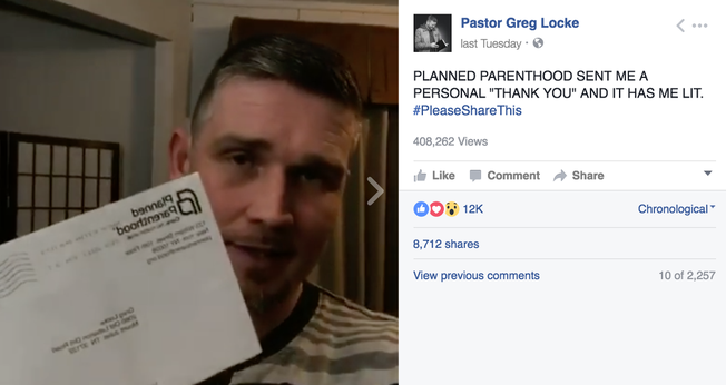 Pastor Greg Locke publicou um vídeo no Facebook, dizendo que a provocação contra ele não irá funcionar. (Imagem: Facebook)
