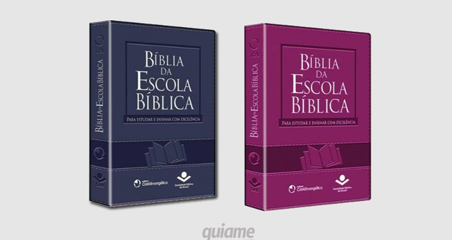 Bíblia da Escola Bíblica. (Imagem: Guiame)