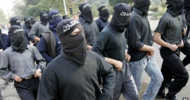 Grupo de extremistas islâmicos. (Foto: BBC)