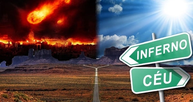 Céu e inferno. (Foto: Senhora Segurança)