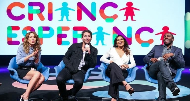 Atores e apresentadores globais envolvidos no "Criança Esperança". (Imagem: Gshow)