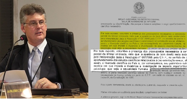 Após ter sua decisão mal interpretada, Waldemar Cláudio de Carvalho chegou a ser chamado de 'juiz da cura gay' pela grande mídia. (Imagem: Guiame)