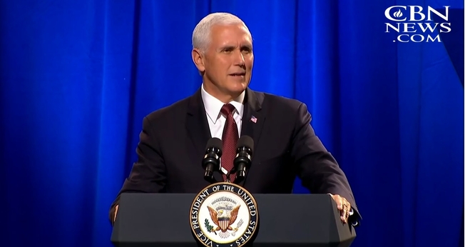 Mike Pence é vice-presidente dos EUA. (Imagem: CBN News)